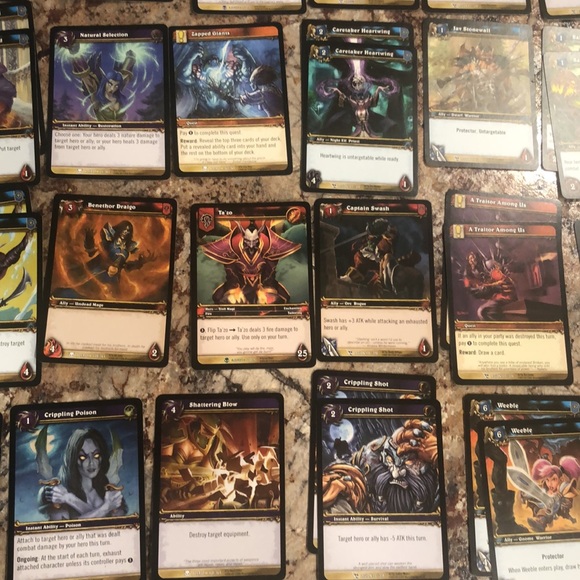 World of Warcraft trading card game heroes of Azeroth starter deck. 126 cards. - Picture 6 of 17